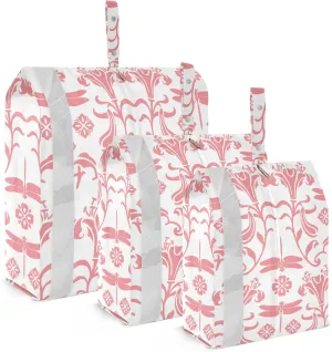 3 Set Packing Cubes Luggage Packing Organizers Classic Colorful Floral Travel Packing Storage Bags for Suitcase Travel Accessories