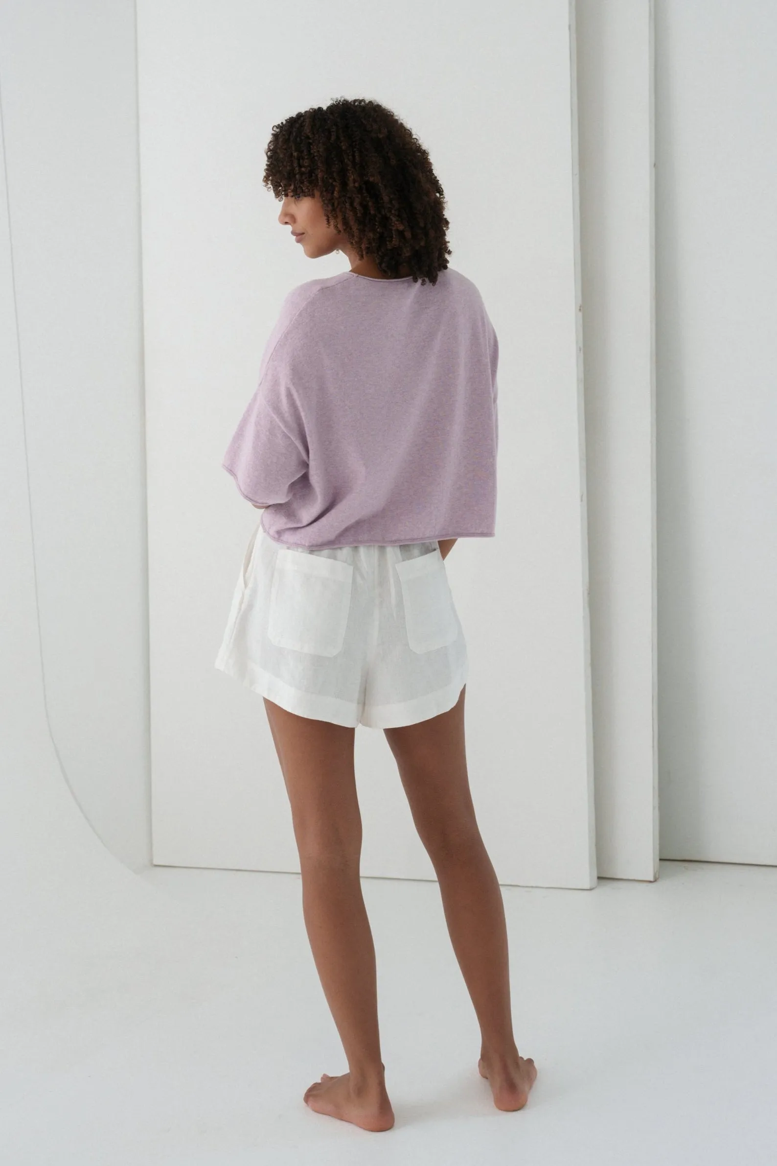 ADDISON LILAC KNIT TOP