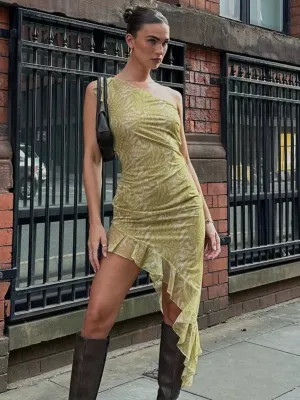 Amozae-Christmas Outfits New Year's Eve Dress Night Out Club Dresses cute winter outfits Mikelle Asymmetric Dress