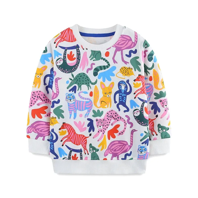 Baby Boy Animal Forest Sweater Tops
