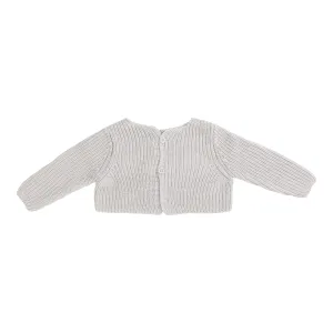Baby Boy Shrug   Bonnet | Chunky Knit | Light Blue | Lil Legs | SS25