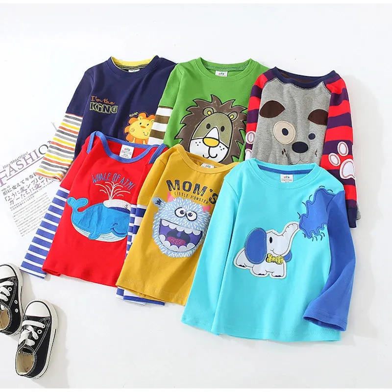 Baby Boys 2-10Y Long Animal Sweaters