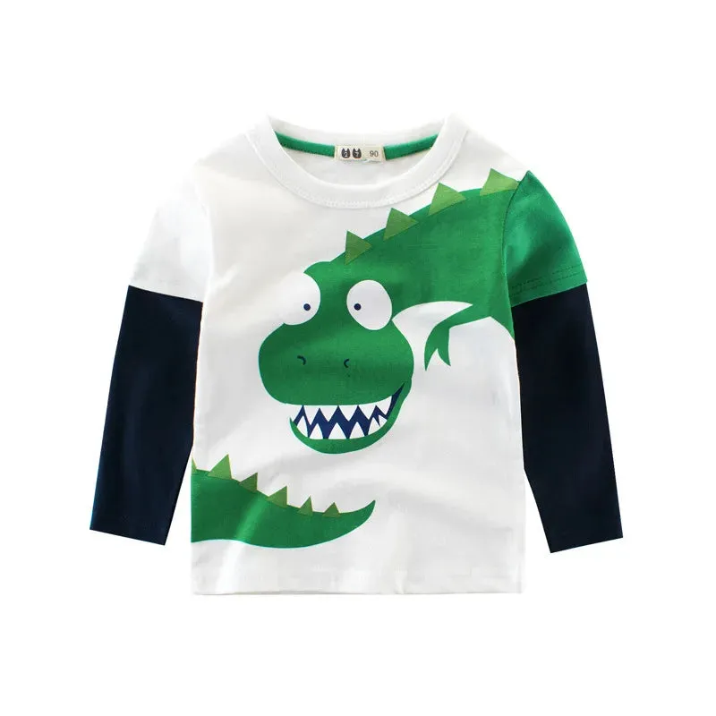 Baby Boys 2-10Y Long Animal Sweaters