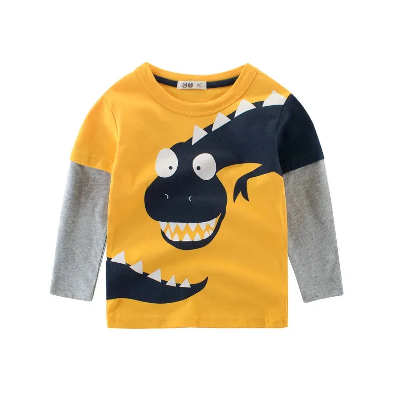 Baby Boys 2-10Y Long Animal Sweaters