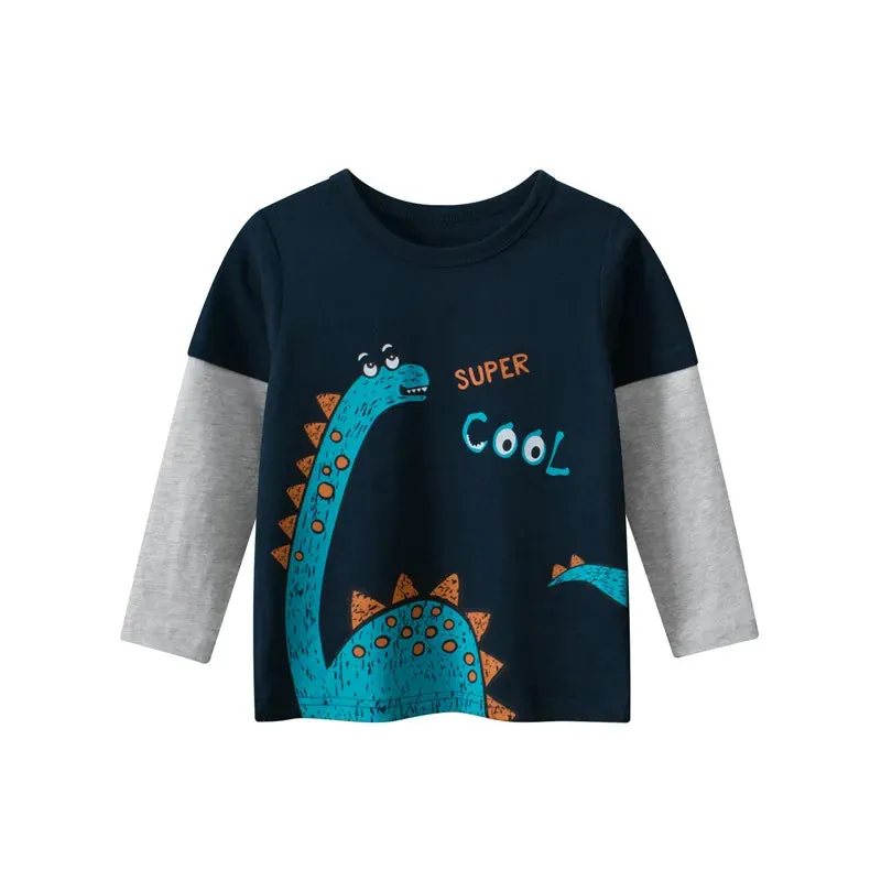 Baby Boys 2-10Y Long Animal Sweaters