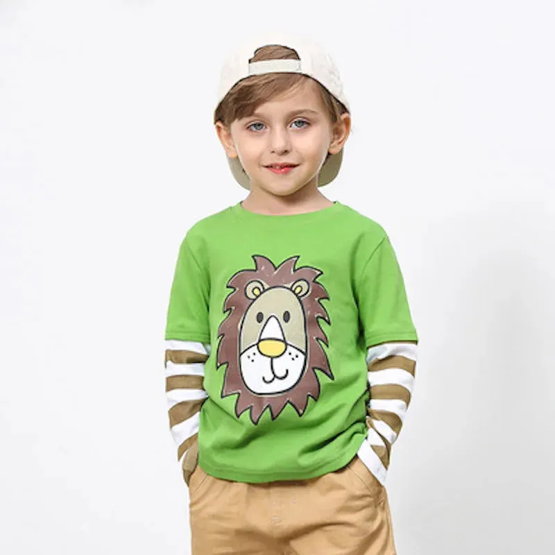 Baby Boys 2-10Y Long Animal Sweaters
