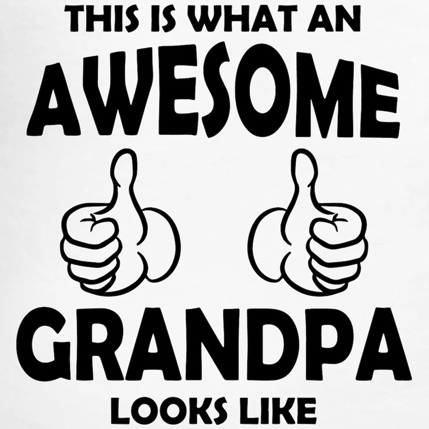 CafePress Awesome Grandpa Looks Like Pajamas Men's Novelty Light Pajama Set, Comfortable PJ Sleepwear
