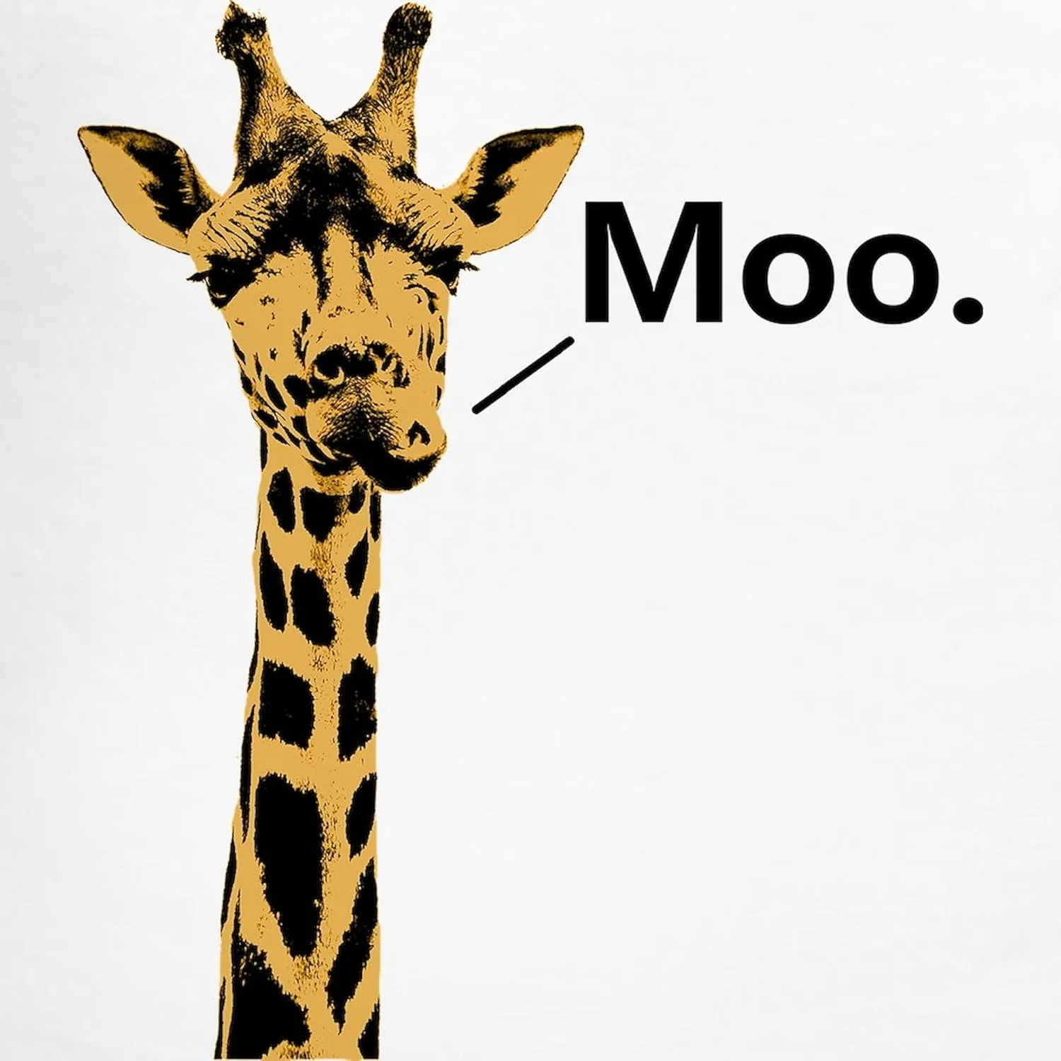 CafePress Giraffe Moo Funny Pajamas Men's Novelty Light Pajama Set, Comfortable PJ Sleepwear
