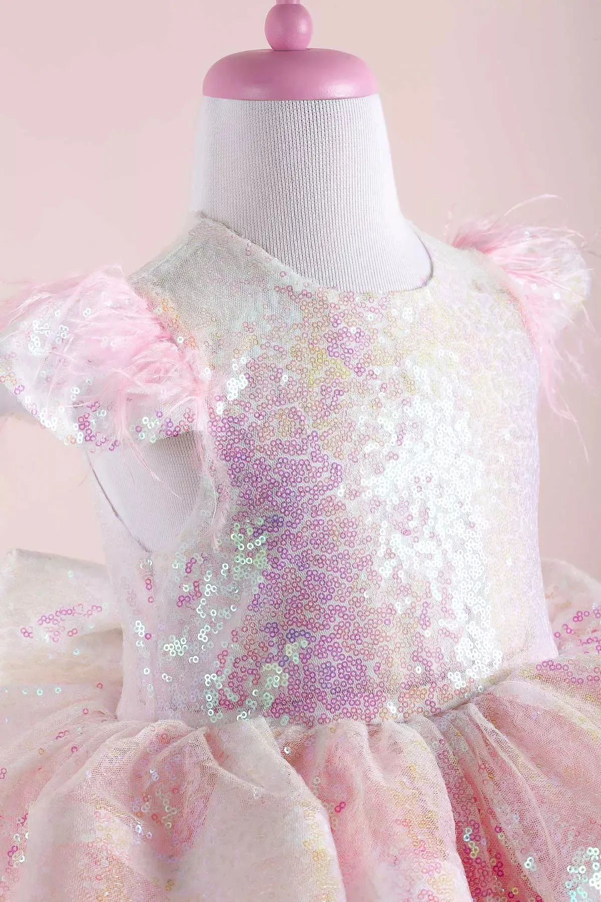 Cara Light Pink Party Dress