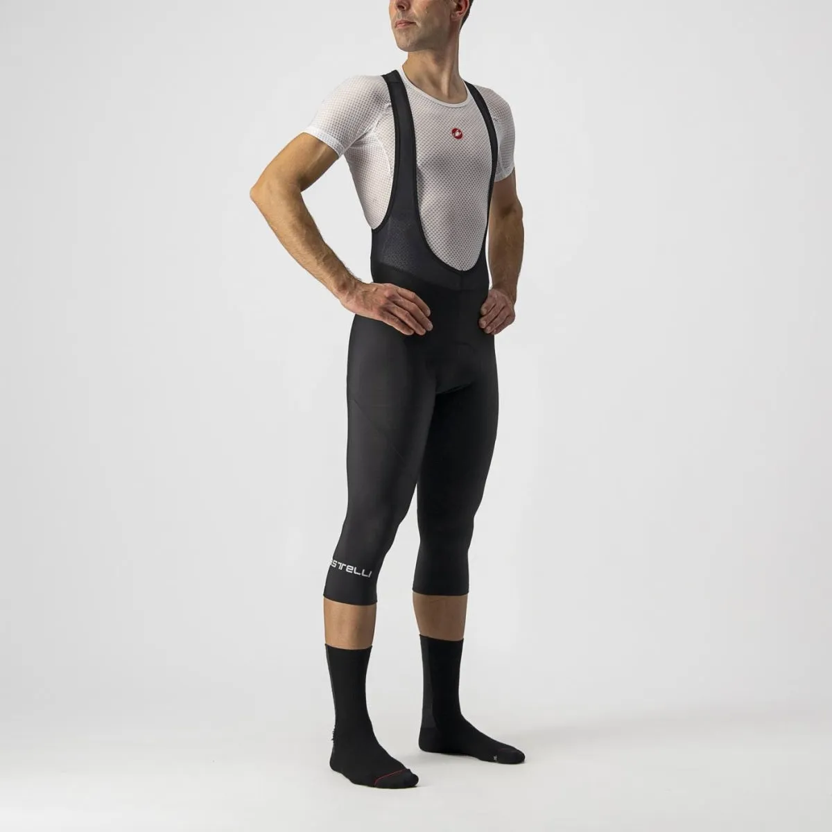 CASTELLI ENTRATA THERMAL BIBKNICKER BLACK 單車褲 長褲 黑色