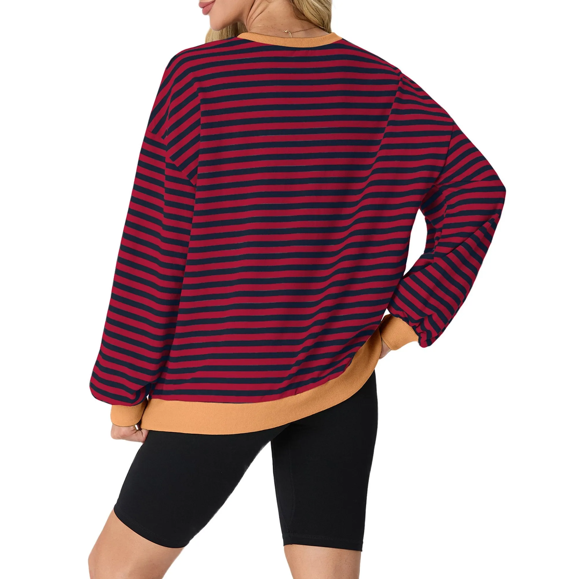 Casual Loose Striped Sweaters