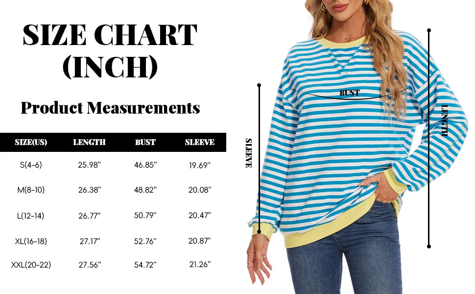 Casual Loose Striped Sweaters