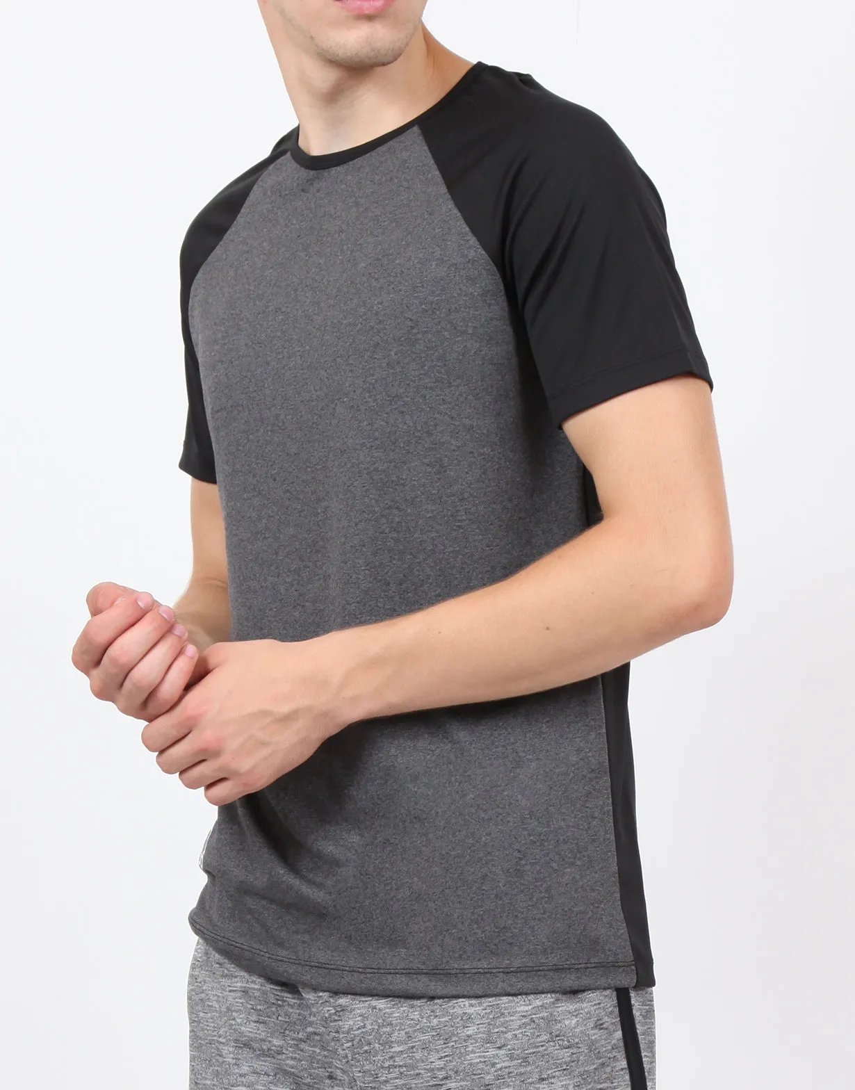 Charcoal Half Sleeve T-Shirt