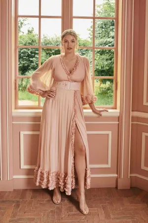 Chiffon Wrap Gown