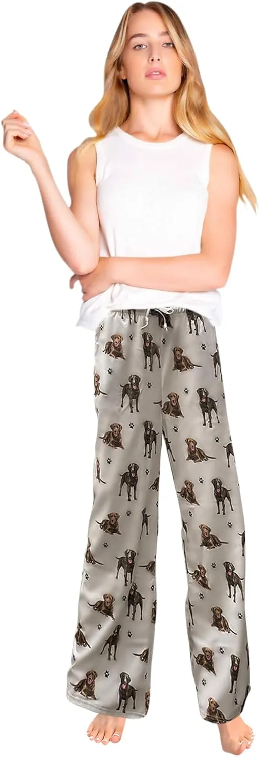 Chocolate Lab Unisex Cotton PJ Bottoms  Super Soft and Comfortable  Perfect for Chocolate Lab Gifts