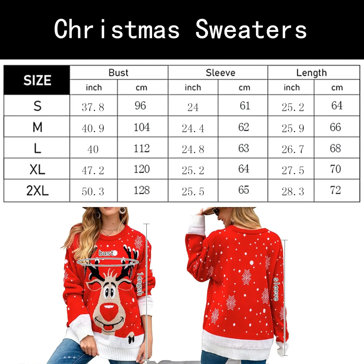 Christmas Sweaters for Women, Ugly Christmas Sweater for Women