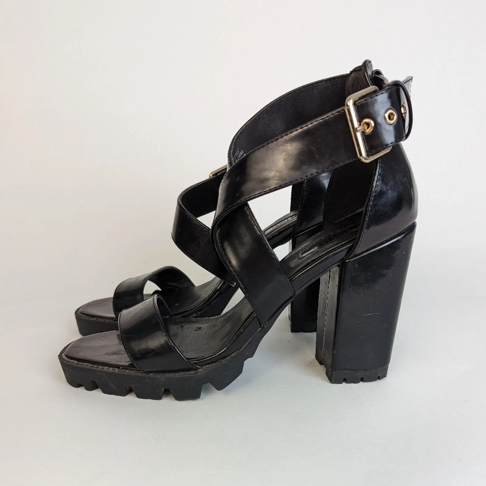 Chunky Forever 21 Block Heels - 9