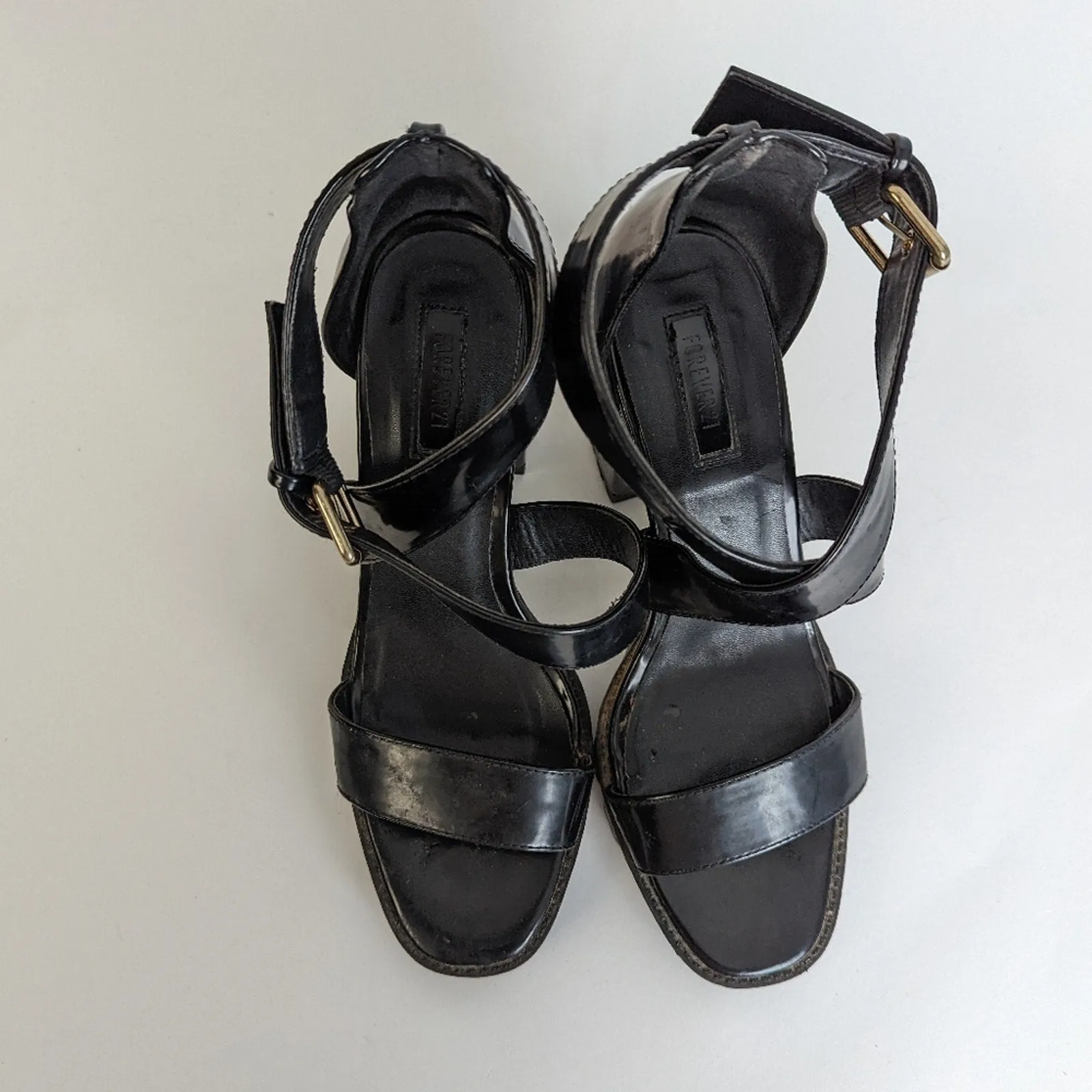Chunky Forever 21 Block Heels - 9