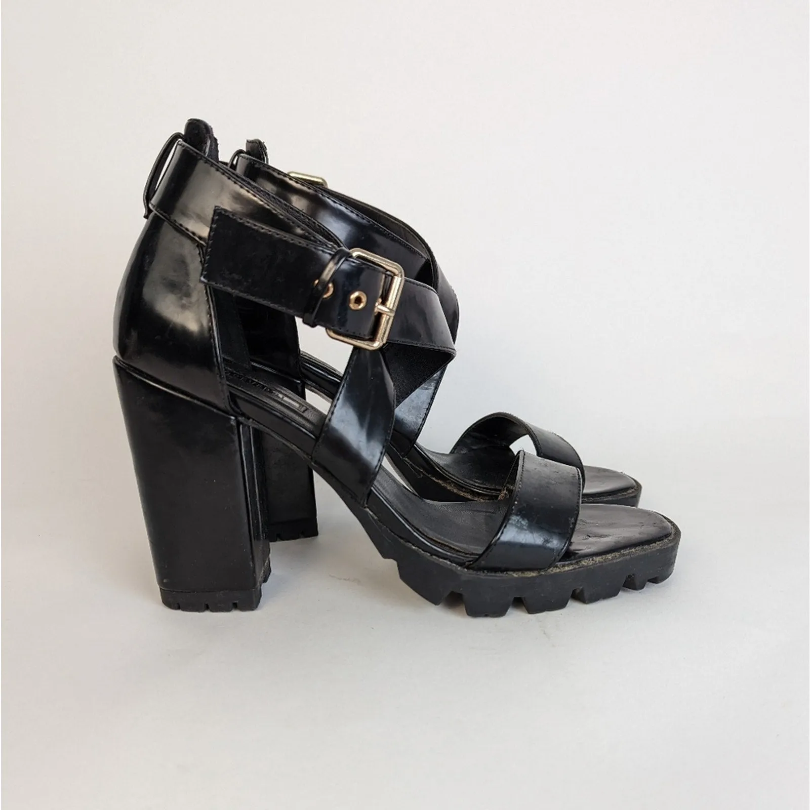 Chunky Forever 21 Block Heels - 9