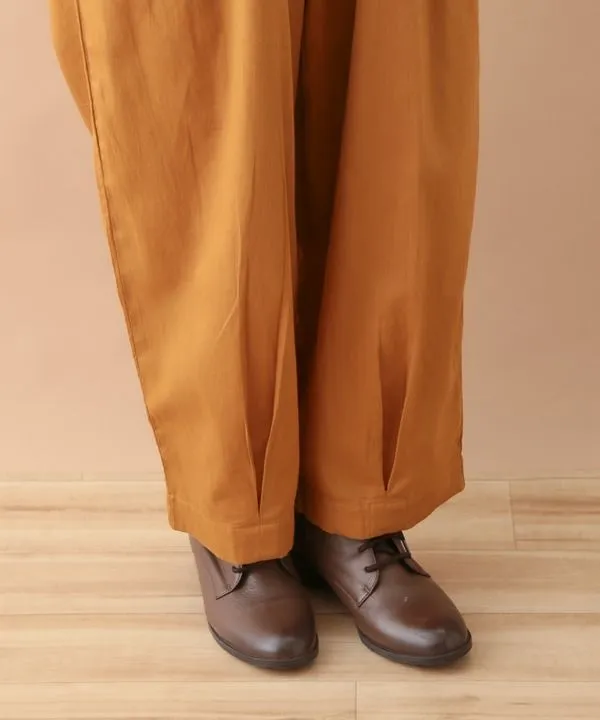 Colored cotton fine-ribbed corduroy cocoon pants 24W005