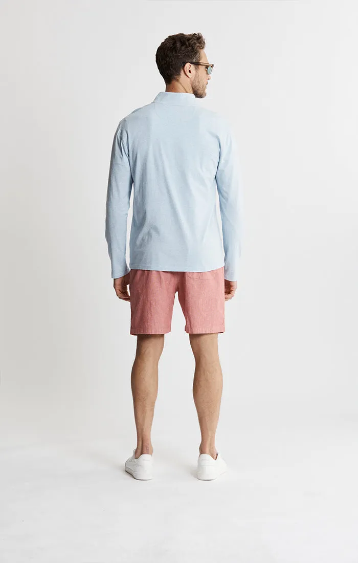 Cotton Modal Pullover Quarter Zip