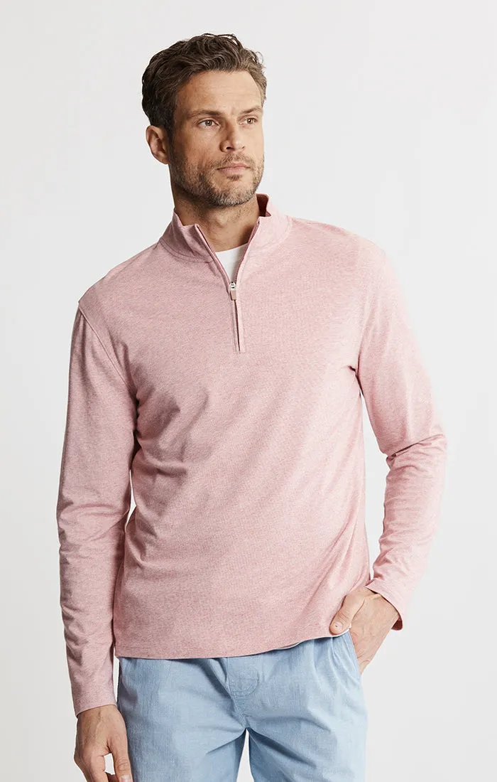 Cotton Modal Pullover Quarter Zip
