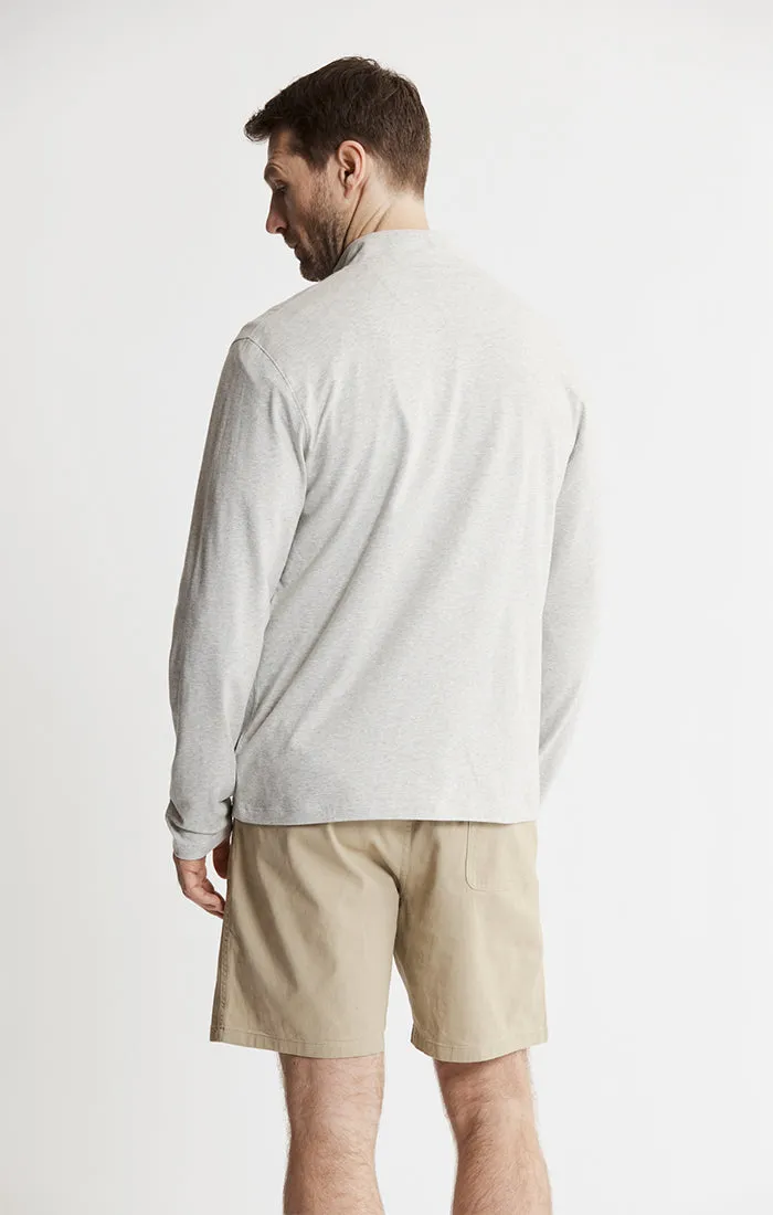 Cotton Modal Pullover Quarter Zip