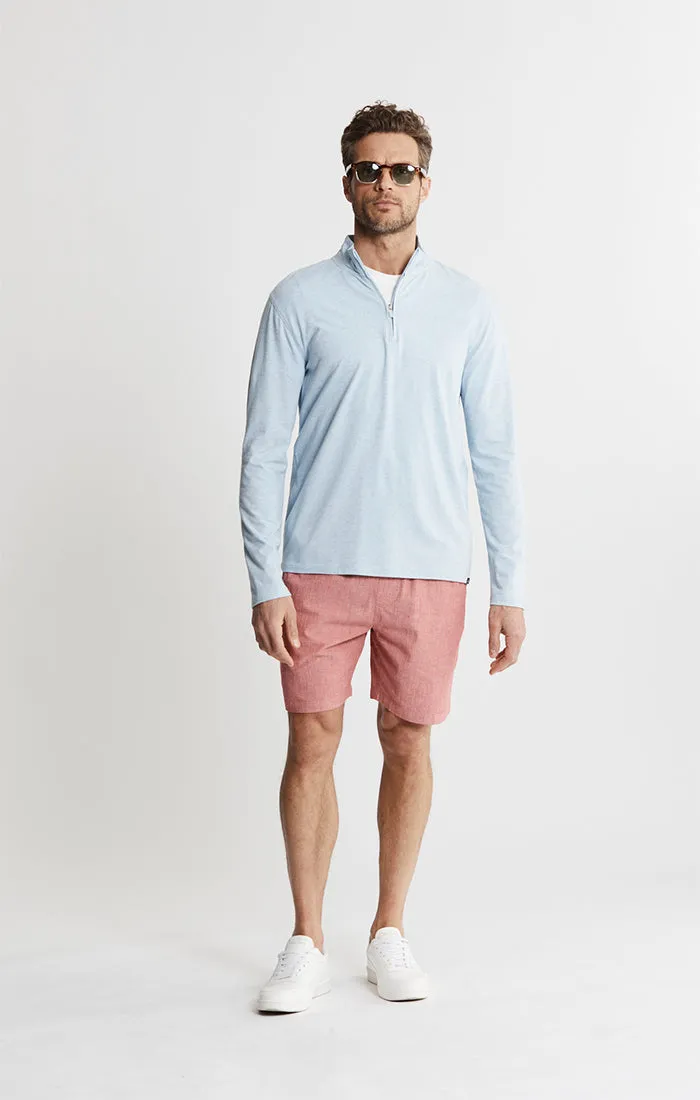 Cotton Modal Pullover Quarter Zip