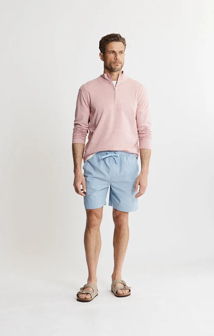 Cotton Modal Pullover Quarter Zip