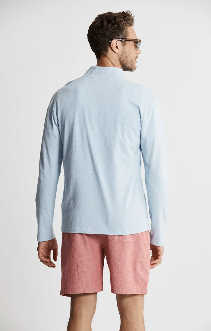 Cotton Modal Pullover Quarter Zip