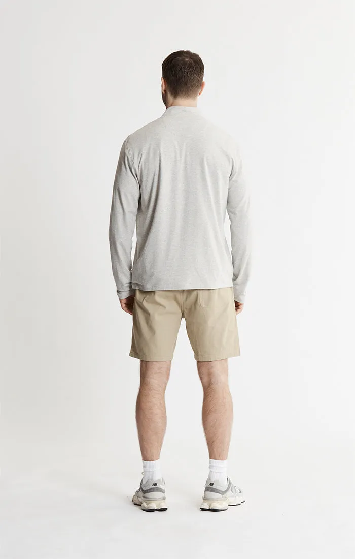 Cotton Modal Pullover Quarter Zip