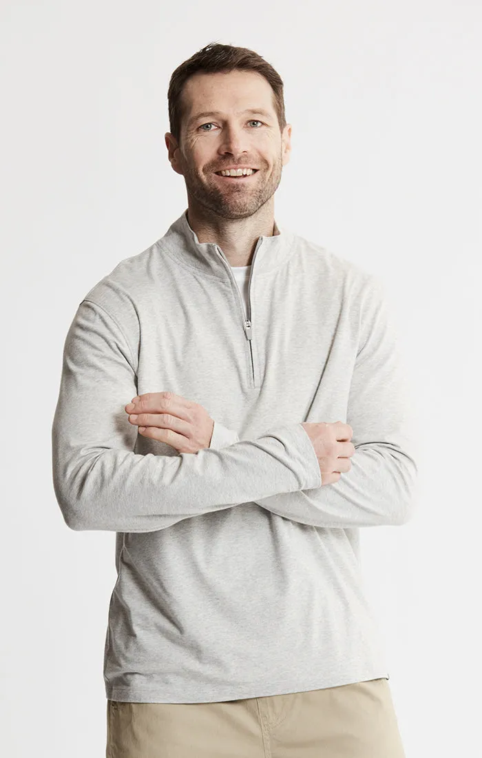 Cotton Modal Pullover Quarter Zip