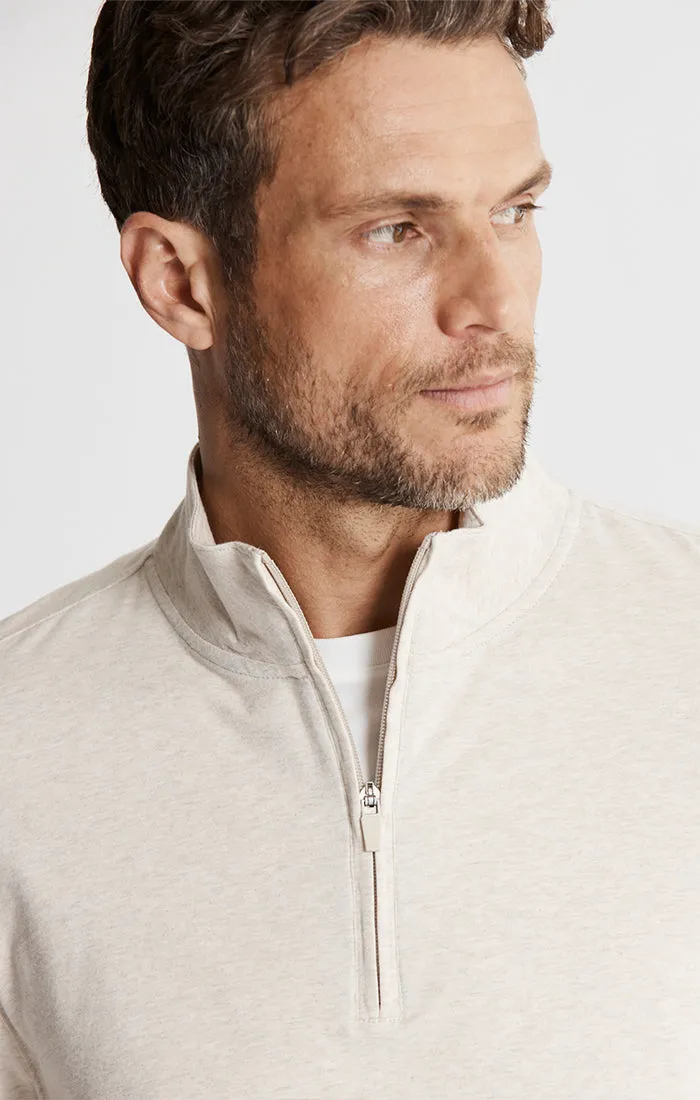 Cotton Modal Pullover Quarter Zip