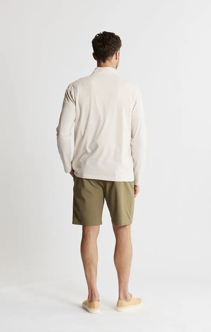 Cotton Modal Pullover Quarter Zip