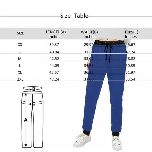 Custom Face Sweatpants Gradient Unisex Personalized Closed Bottom Casual Sweatpants