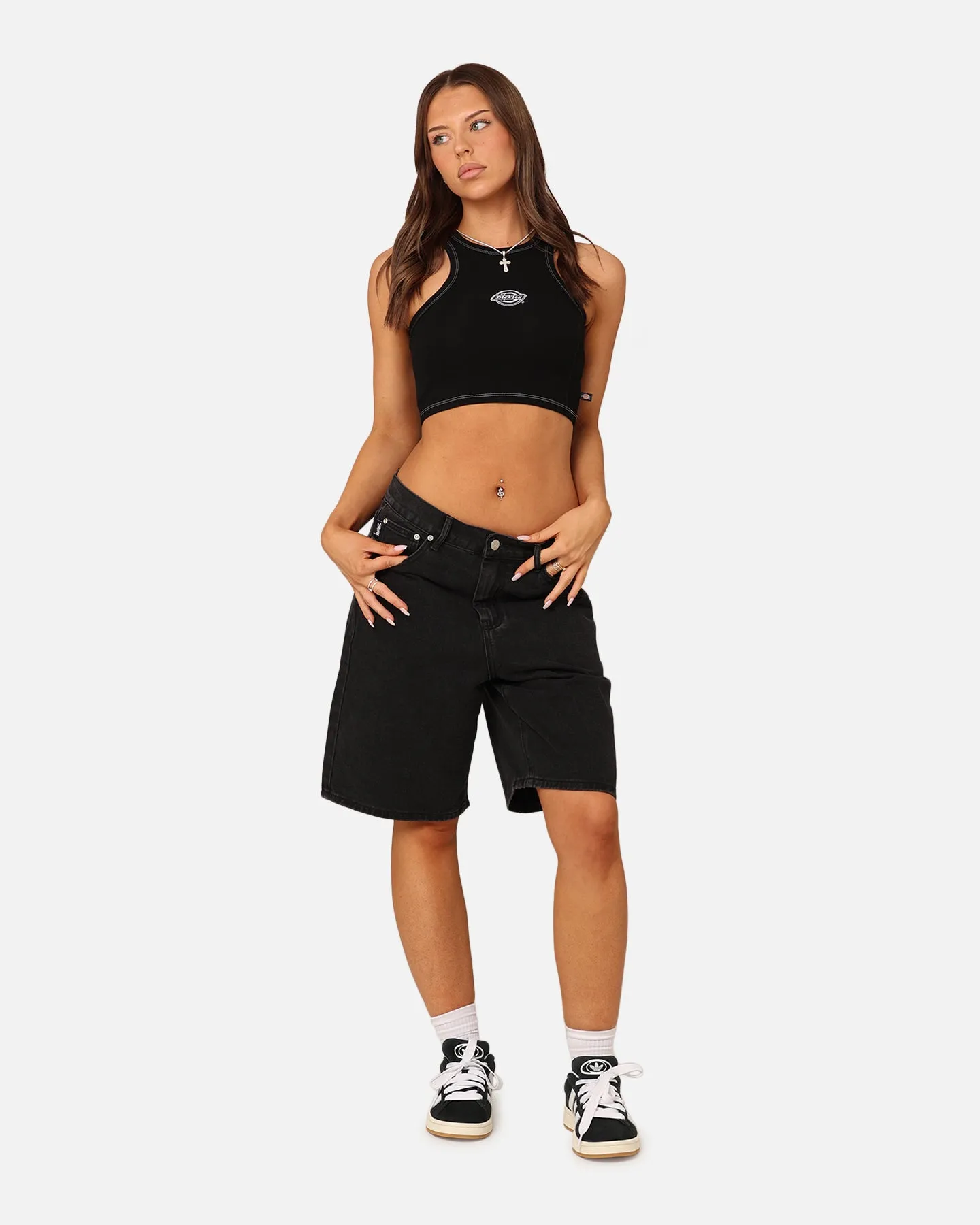 Dickies Women's Classic Logo Tank Black