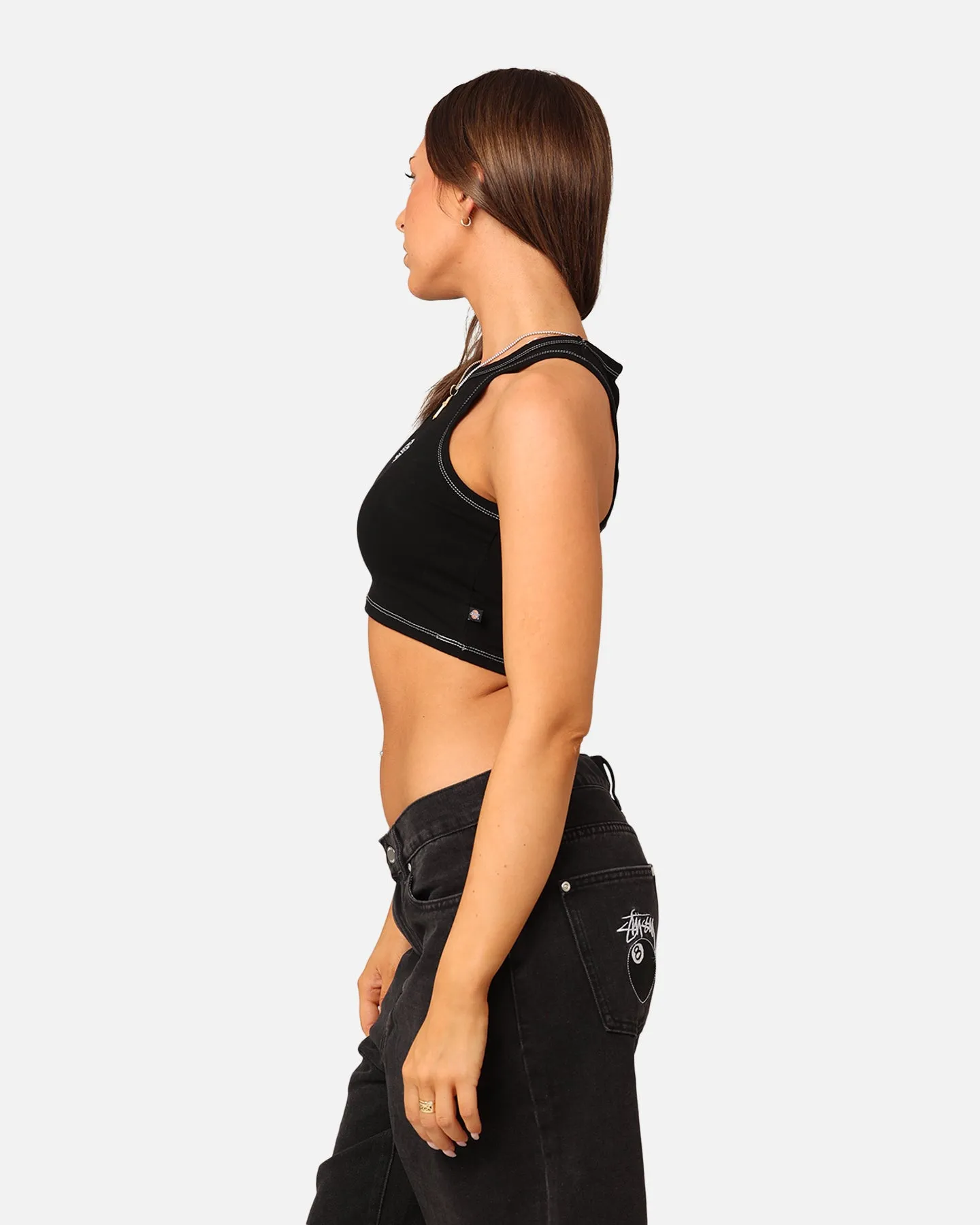 Dickies Women's Classic Logo Tank Black