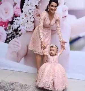Elegant Mother-Daughter Matching Pageant Dresses