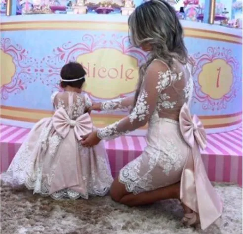 Elegant Mother-Daughter Matching Pageant Dresses