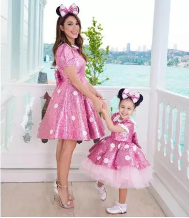 Elegant Mother-Daughter Matching Pageant Dresses