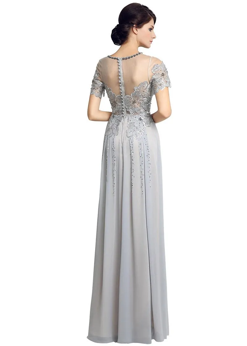 Elegant Sequined Mother Dress