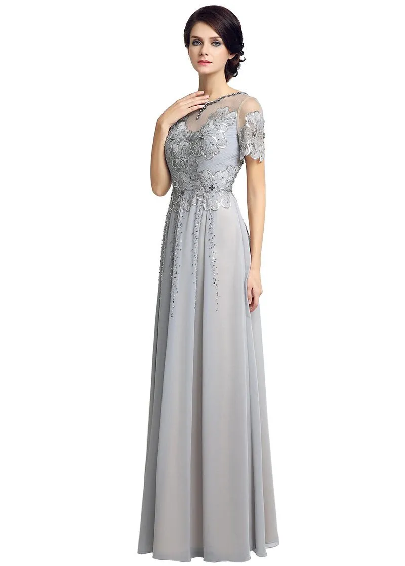 Elegant Sequined Mother Dress