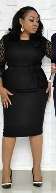 Elegant Sexy High Size Dress