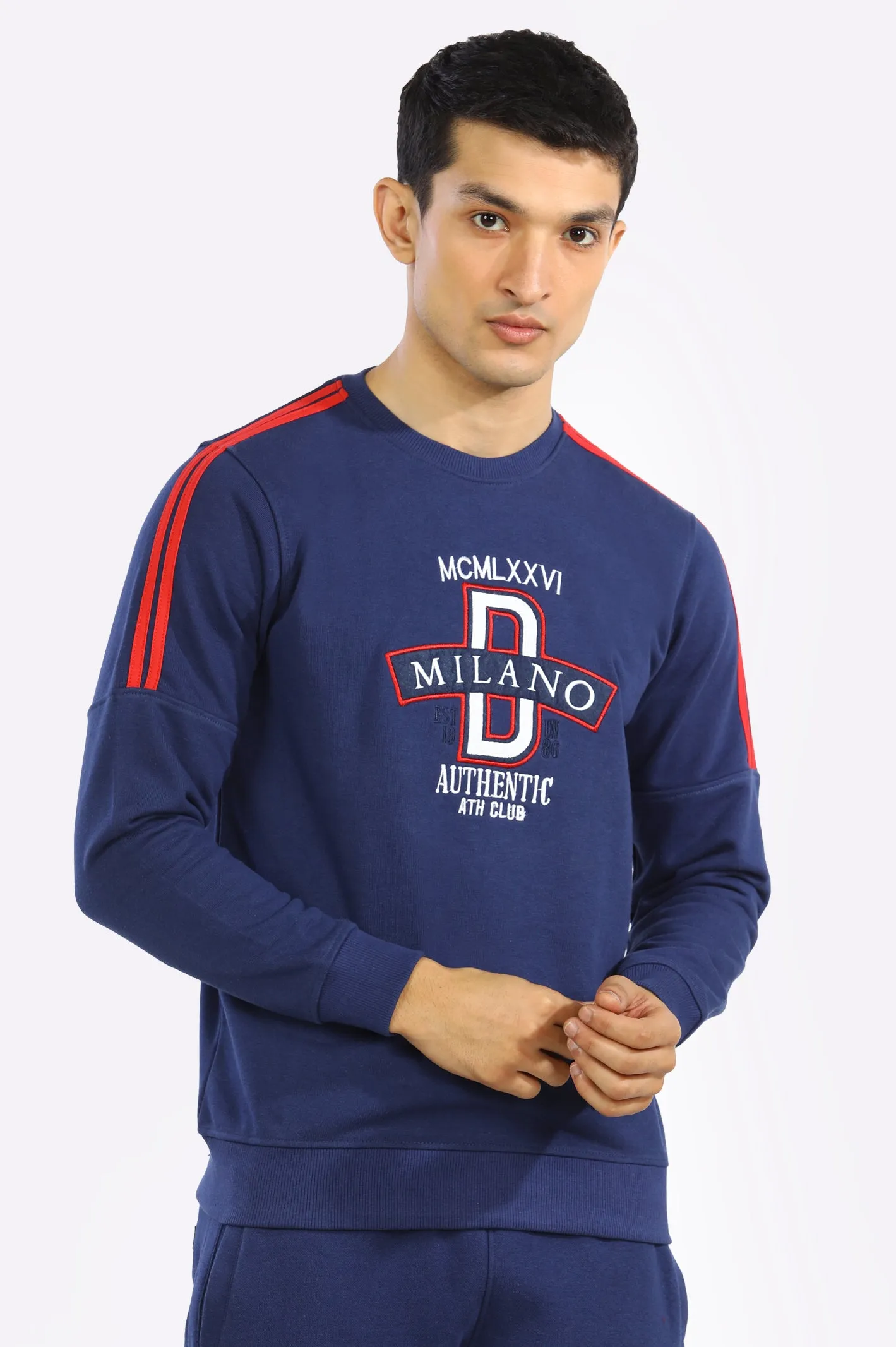 Front Embroidered Sweatshirt