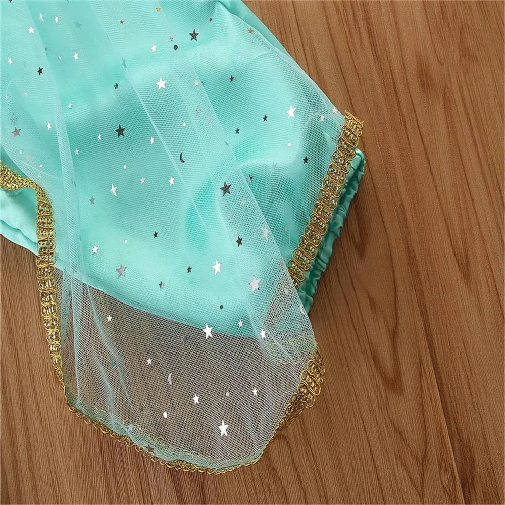 Girls Fancy Sapphire Sleeveless Performance Top & Pants Girl Boutique Clothing Wholesale