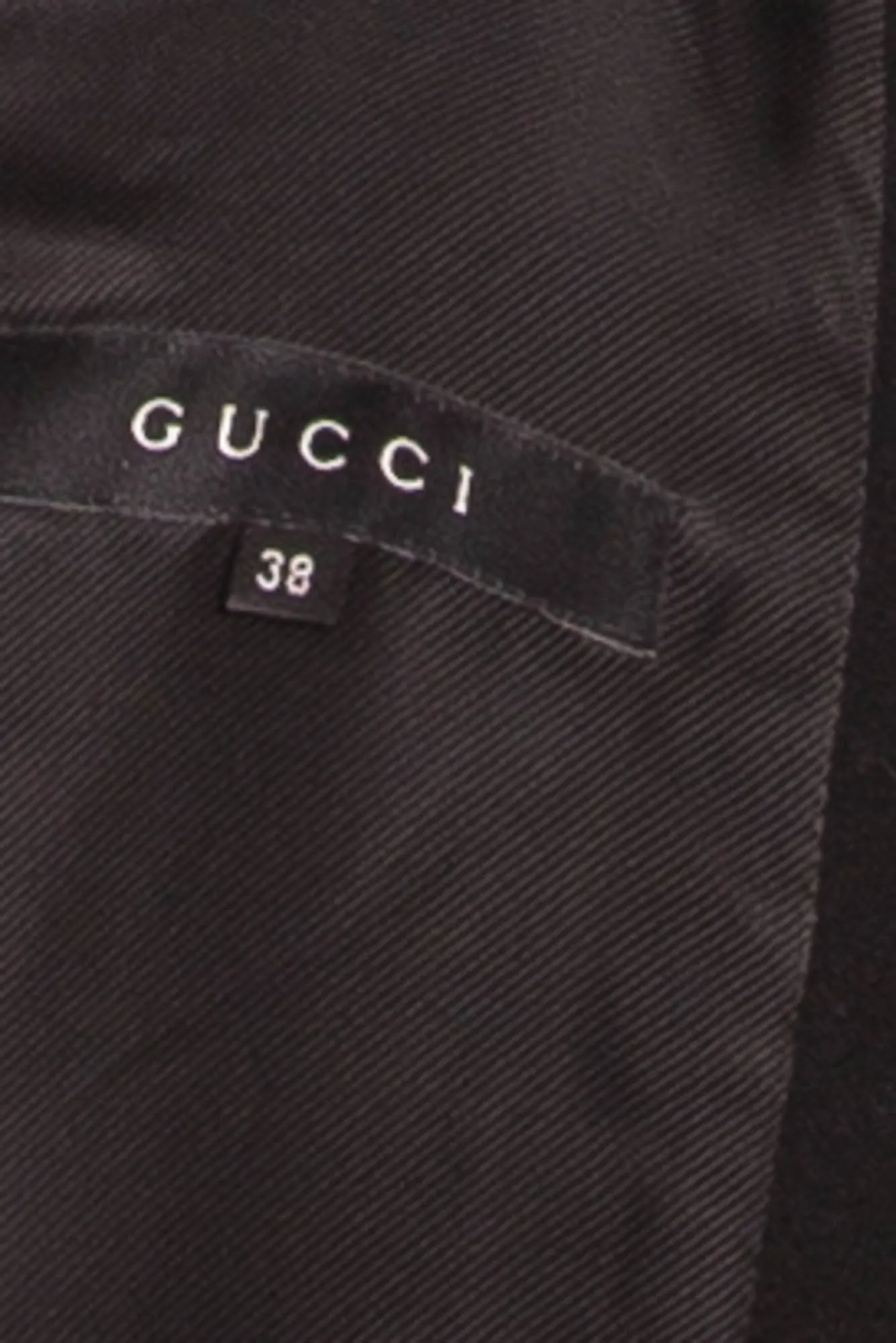 Gucci - Black Long Sleeve Button Up Coat  - IT 38