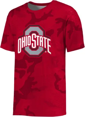 Holloway Men's NCAA Cotton-Touch Poly Camo Tee | Collegiate Shirt for Fans-Comfortable & Stylish Sports Apparel