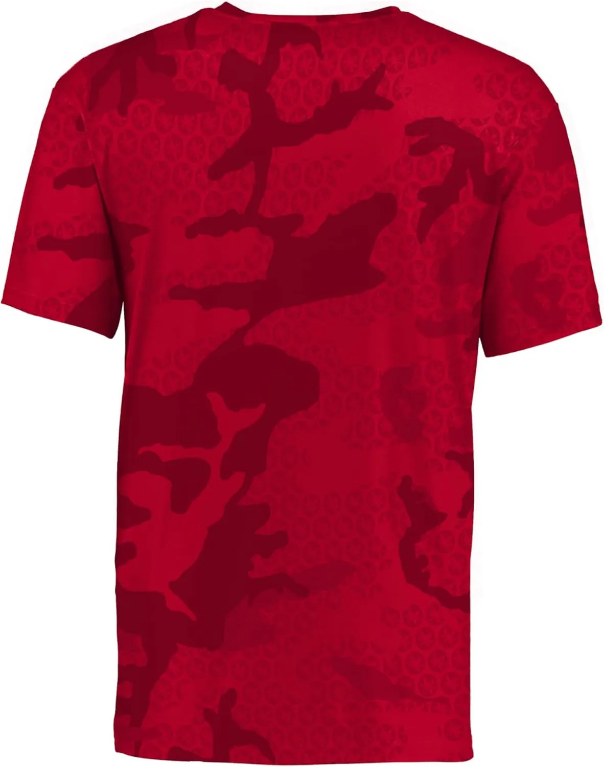 Holloway Men's NCAA Cotton-Touch Poly Camo Tee | Collegiate Shirt for Fans-Comfortable & Stylish Sports Apparel