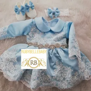 Irine Blue Dress - Light Blue