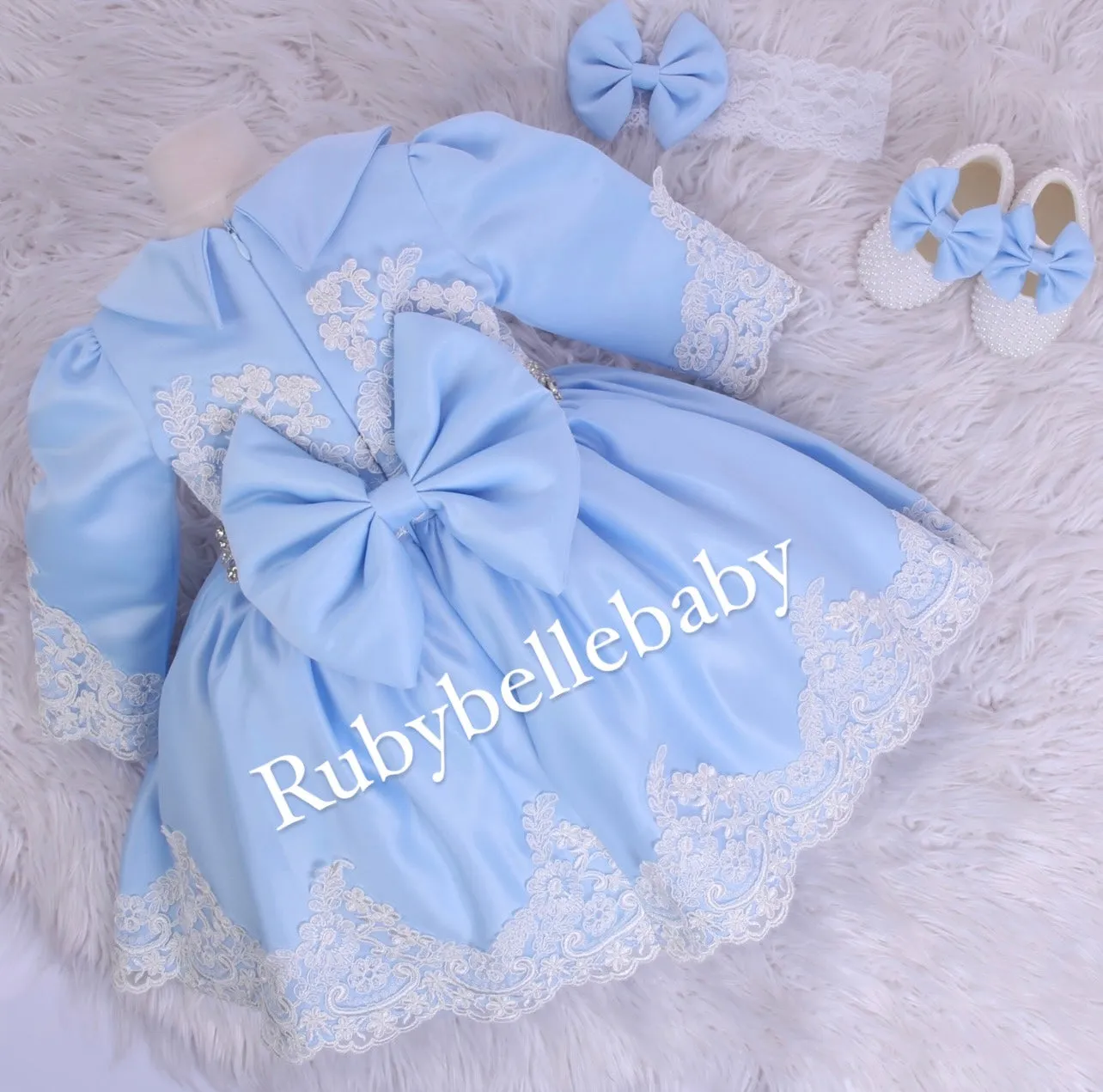 Irine Blue Dress - Light Blue